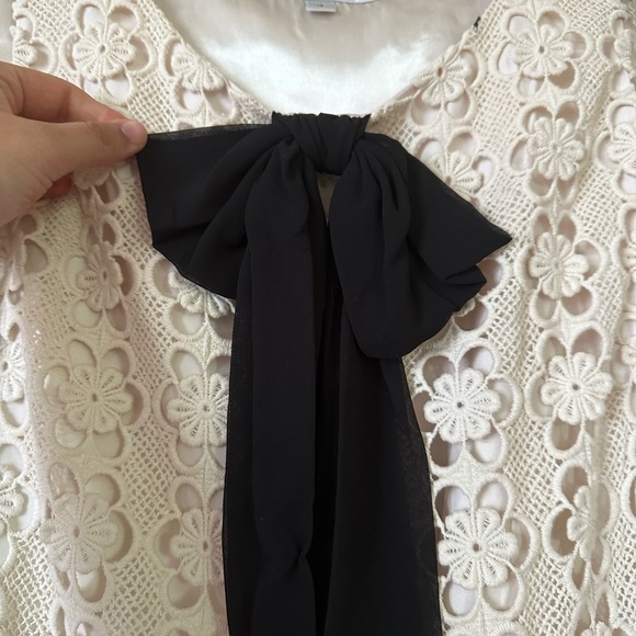 Forever New Floral Mini Dress with Black Bow - Picture 2 of 5